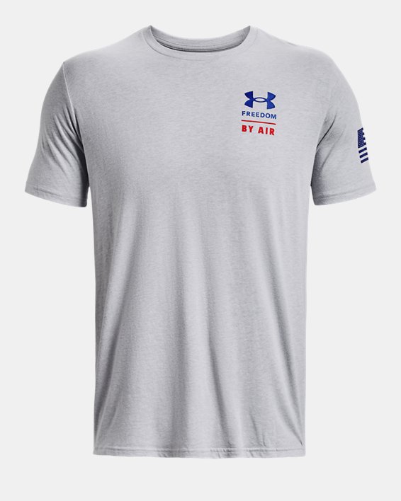 Men's UA Freedom By Air T-Shirt, Gray, pdpMainDesktop image number 4